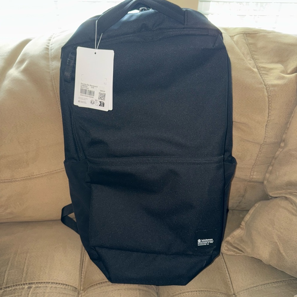 Brand New Lululemon Black Backpack